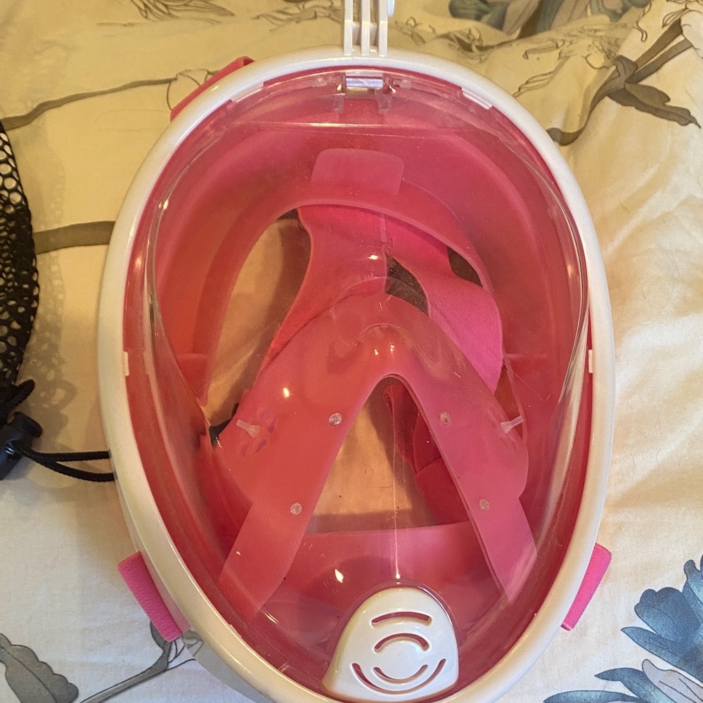 Kids Full Face Snorkel Mask - Pink